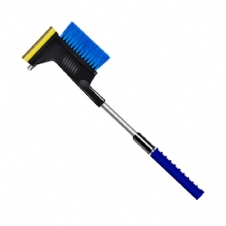 Automobile Snow Shovel, Clean the ice orsnow on car and window, with nylon brush, emergency hammer, Telescopic handle