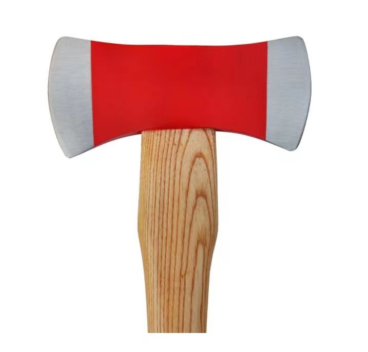 Double blade axe hatchet with wood handle, Drop forge steel, for Outdoor, Chopping, Firefighting, Garden, Logging