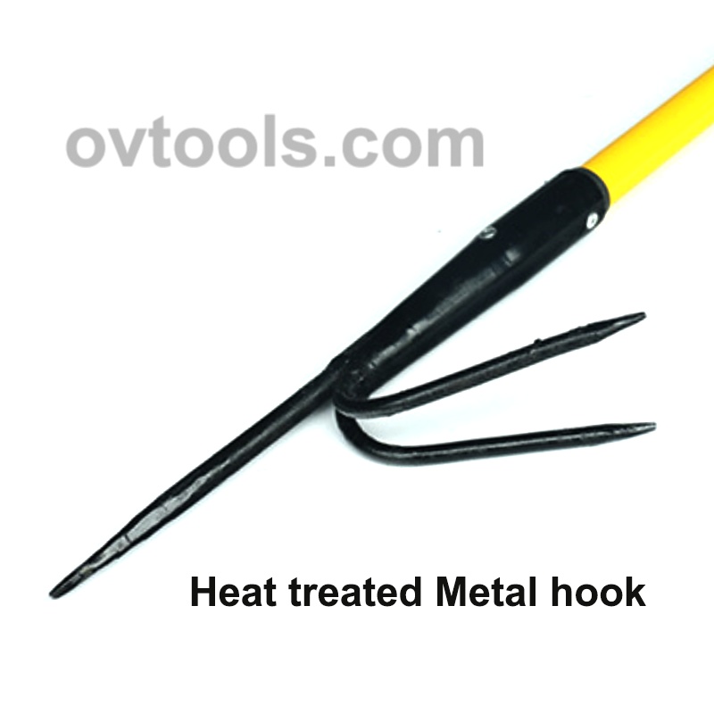 Firefighting hook Pike pole with long fiber handle Fire fighting tools