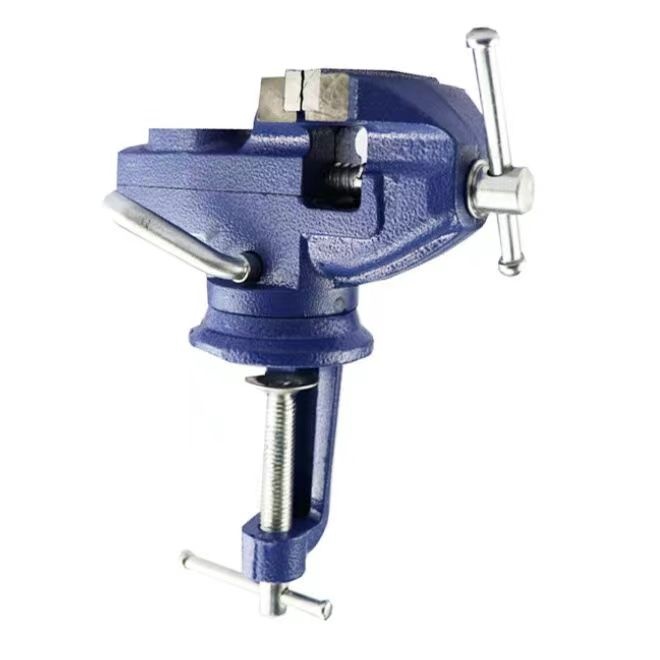 Table vise, 360 degree Swivel with Anvil, China Professional Manufacturer