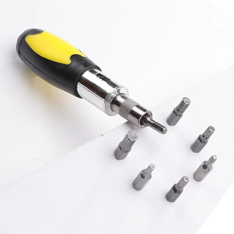 Multi function screwdriver kit with sockets and bits