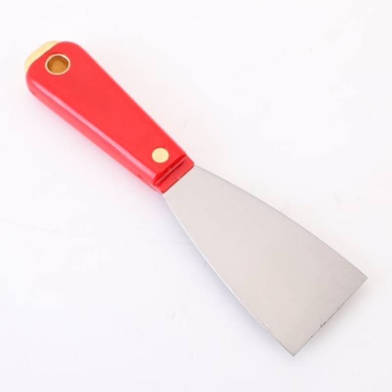 Putty knife, spatula scraper with plastic handle, Flexible blade, plastering tools