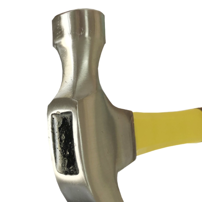 Premium Claw hammer, made of Carbon steel drop forged, with fiber handle nail hammer