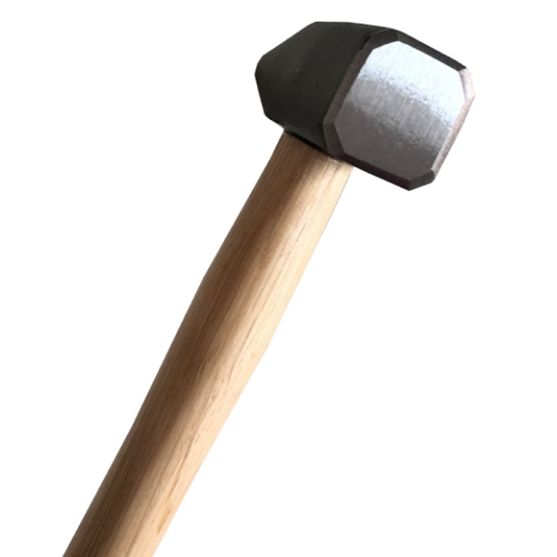 German type machinist hammer, Carbon steel drop forged, with wood handle