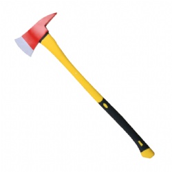 Fire axe with fiberglass handle, High quality professional, Popular in Europe and USA, for firefighting and logging