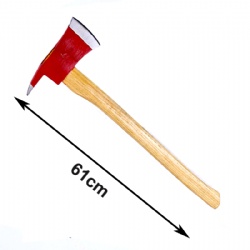 Short Fire axe with wood handle, Cheap firefighting hatchet