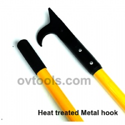 American type hook Pike pole with long fiber handle Fire fighting tools