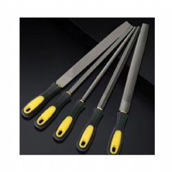 Горячая Распродажа, набор из 5 стальных напильников с мягкой удобной пластиковой ручкой REACH Test Passed