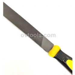 Flat file with double color Yellow & Black plastic handle, High quality