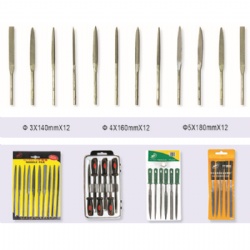 12 Piece Mini Needle File Set, REACH Test Passed Professional Manufacture