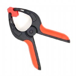 Plastic spring clamp, double color, with holes, Strong Woodworking Nylon Clips, Soft Anti-Slip Grip