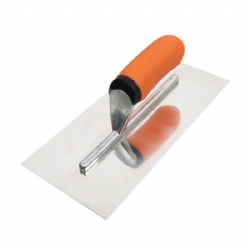 Mirror Polished Plastering trowel, Carbon steel, with plastic handle, Solid structure, construction and decoration tools
