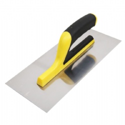 Plastering trowel, Carbon steel, with plastic handle, Solid welding, construction and decoration building tools