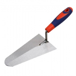 Bricklaying trowel, with ergonomics plastic handle, Solid structure, constructioning and plastering tools