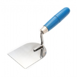 Stainless steel Bricklaying trowel, with hard wood handle, Solid structure, construction and plastering tools