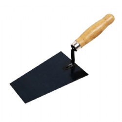Bricklaying trowel Blue finished, with hard wood handle, Solid structure, construction and plastering tools
