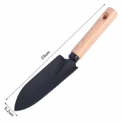 5 pieces Garden Tools Set Hot sale on Amazon, Wood handle, Trowel + Transplanter + Rake + Fork + Weeder