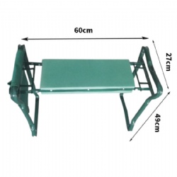 Multi-purpose Portable Garden Kneeler Folding Chair Kneeling Pad Bench with Tool Pouch, Outdoor foldable