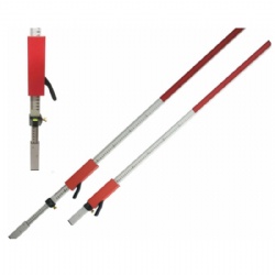 Leveling rod with bubble / Measuring tool / Surveying height ruler / Laser Pole
