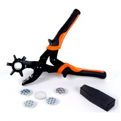 2021 New model Punch pliers with replaceable plates, Hole Punching Tool, Multi-function puncher for leather belt