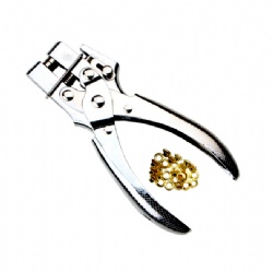 Multi-function Eyelet punch pliers, Heavy duty, Hole Punching & Button Tool, for Fabric, leather, cardboard
