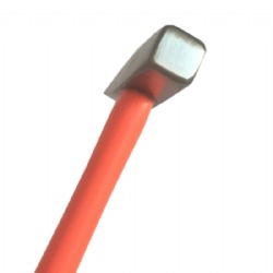 German type machinist hammer, Carbon steel drop forged, with fiberglass plastic coated handle