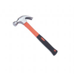 High quality professional American type claw hammer with fiberglass handle, nail hammer