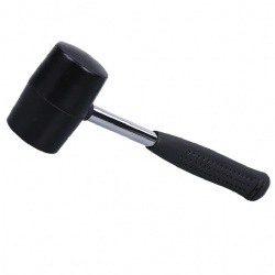 Rubber hammer Mallet with steel handle