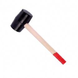 Rubber Mallet hammer with wood handle