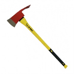 Pulaski axe with fiberglass handle, Drop forge steel, for Fireman, Outdoor, Chopping, Logging