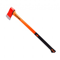 A601 Big felling axe with fiber handle, Drop forge carbon steel, for Chopping, Logging, Outdoor