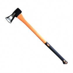 Axe with fiberglass handle rubber coated, for Outdoor, Chopping, Firefighting, Logging, Garden
